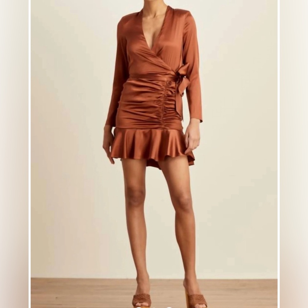12. Veronica Beard Agatha Dress Cognac size 6
